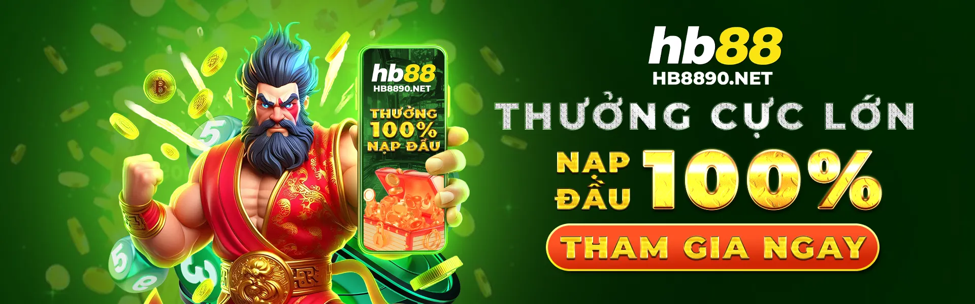 HB88 nạp đầu tặng 100% tiền nạp